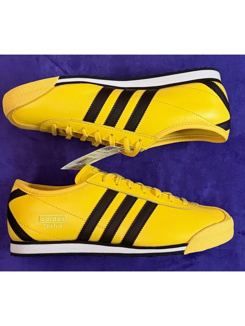 adidas Italia 70s Spring Yellow Core Black Women Sneaker JQ9071